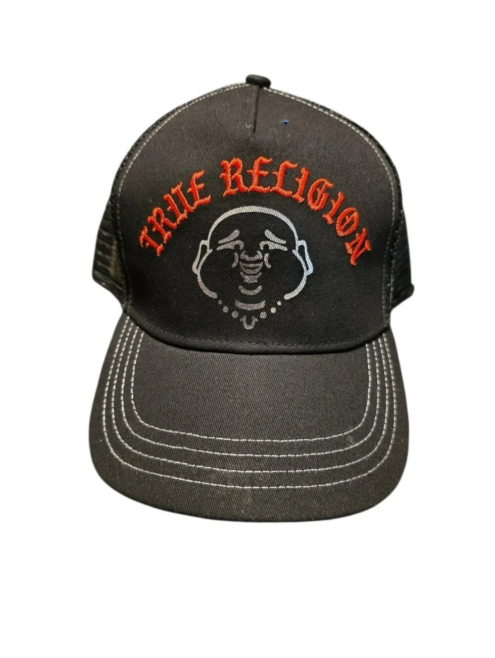 NWT True Religion Trucker Hat Snapback Black
